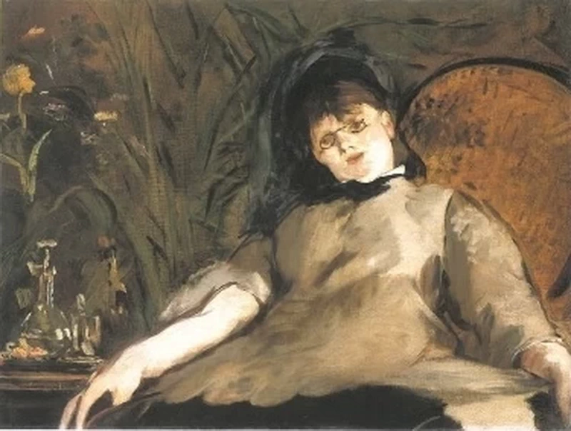 90-Édouard Manet, Donna con gli occhiali, 1872  
